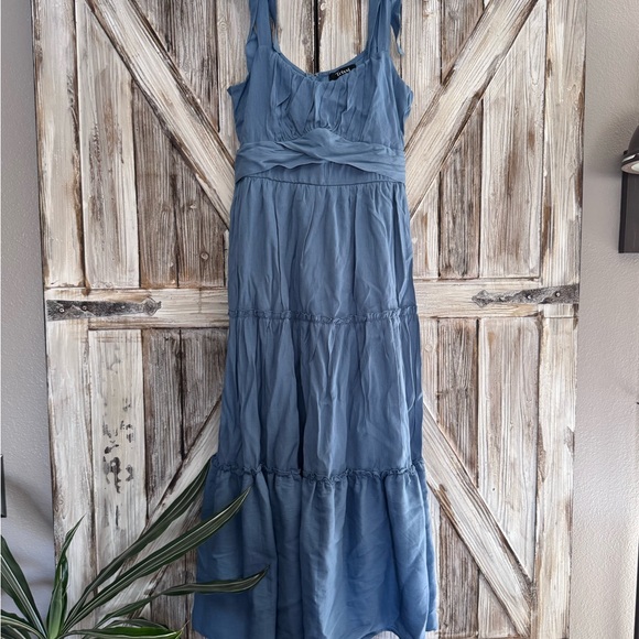 Trixxi Dresses & Skirts - Adorable Blue Tiered Ruffled Sundress, new with tags!